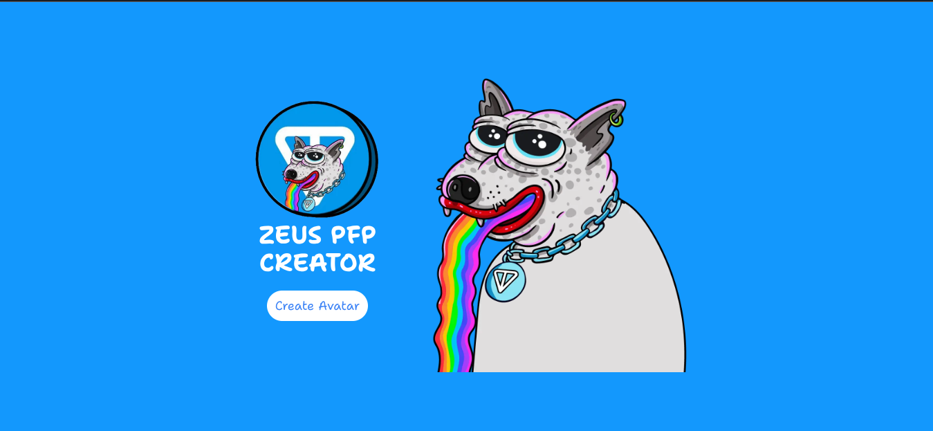 Screenshot of Zeus PFP Creator project